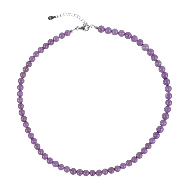 Bracelet en perles rondes, phosphosiderite, boules de 06-07mm, Chaîne d'extension, rhodié | Marco Schreier