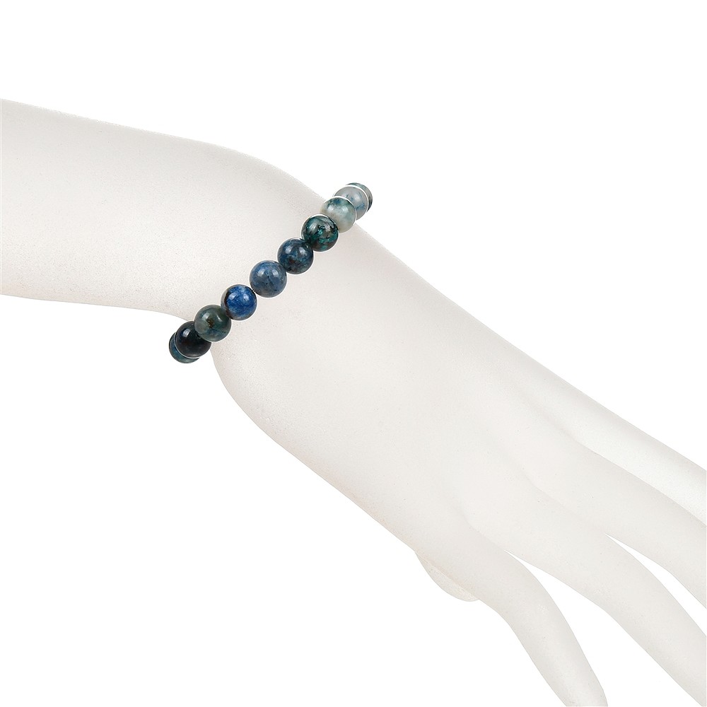 Pulsera, Shattuckita, 08mm cuentas | Marco Schreier