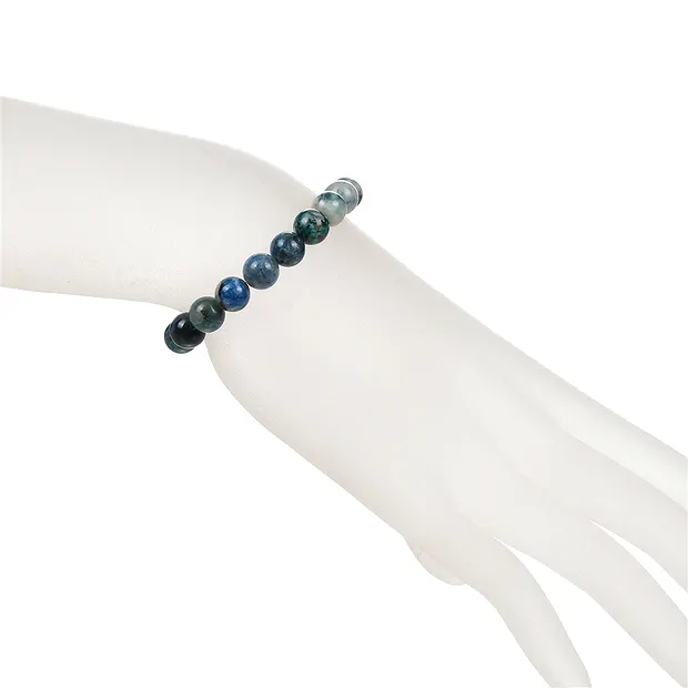 Bracciale, shattuckite, perline da 08 mm | grossista gemme e pietre curative
