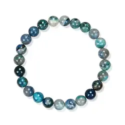 0645650108 Pulsera, Shattuckita, 08mm cuentas | Marco Schreier