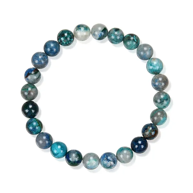 Pulsera, Shattuckita, 08mm cuentas | Marco Schreier