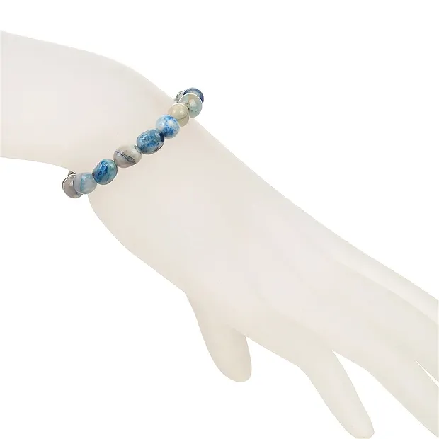 Bracciale, shattuckite, pepite di 8-10 x 6-8 mm | Marco Schreier
