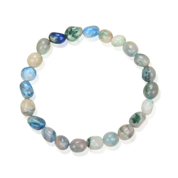 Pulsera, Shattuckita, pepitas de 8-10 x 6-8mm | Marco Schreier