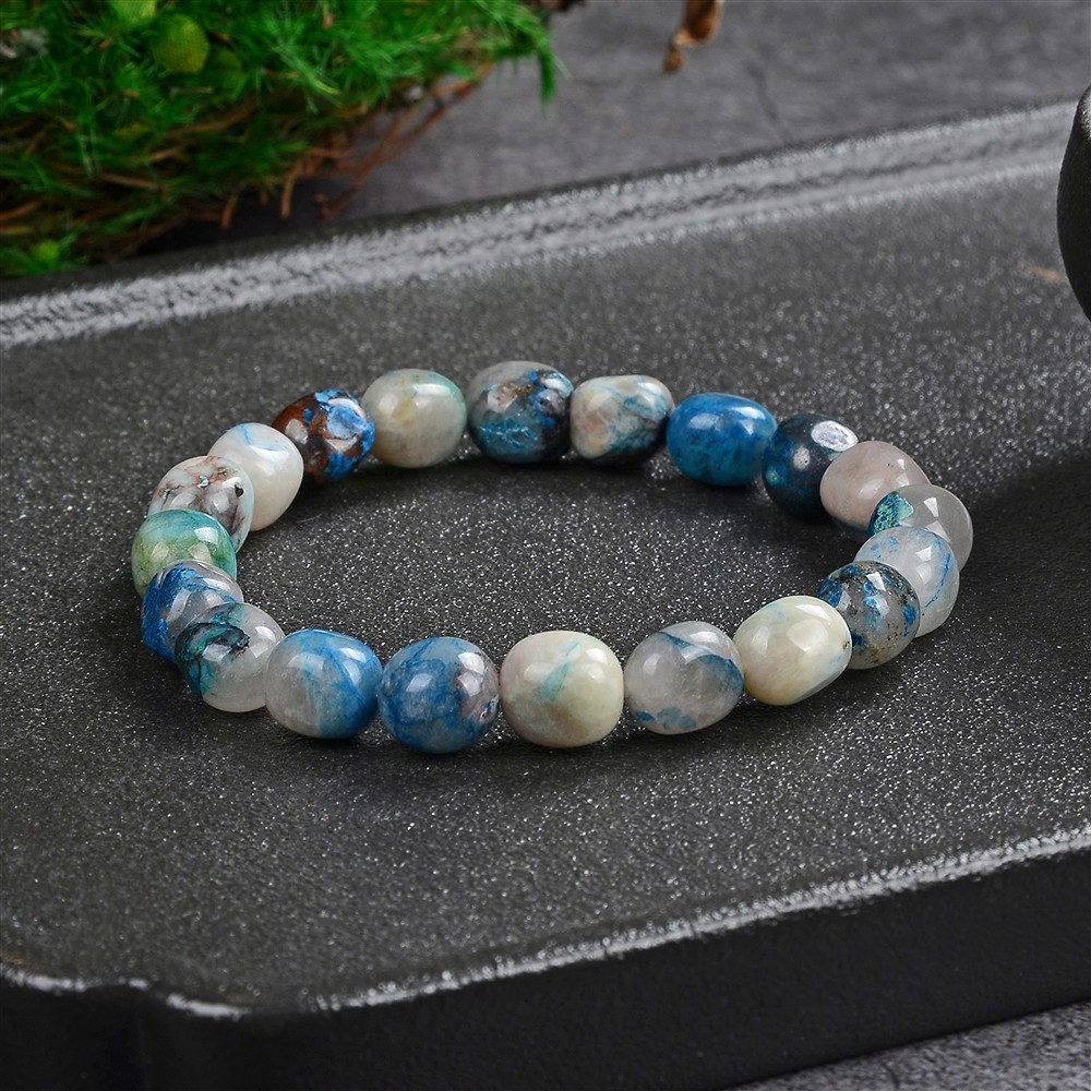 Bracelet, Shattuckite, 10-12 x 8-10mm nuggets | wholesaler gems & healing stones