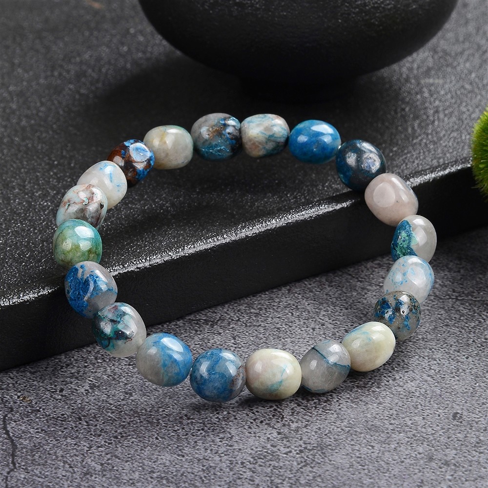 Bracelet, Shattuckite, 10-12 x 8-10mm nuggets | wholesaler gems & healing stones