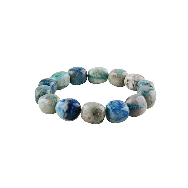 Bracciale in shattuckite, pepite 12–14×10 mm | grossista gemme e pietre curative