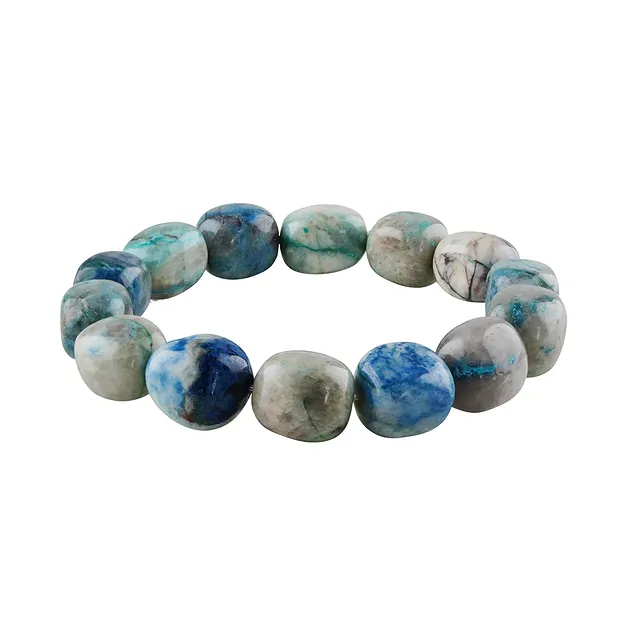Bracciale, shattuckite, pepite, 12-14 × 10 mm | Marco Schreier