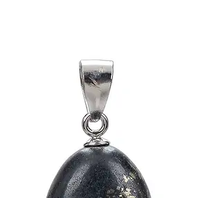 Pendant Tumbled Stone, Pyrite in slate, 3.0cm, rhodiniert | Marco Schreier