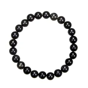 Pulsera, Pirita en pizarra, cuentas 08mm | Marco Schreier