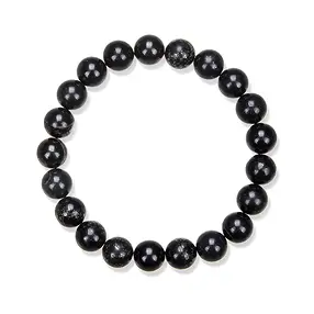Bracciale, Pirite in ardesia, perline da 10 mm | Marco Schreier