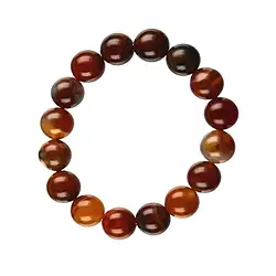 0646650026 Bracelet, Agate (Condor Agate), 12mm beads | wholesaler gems & healing stones