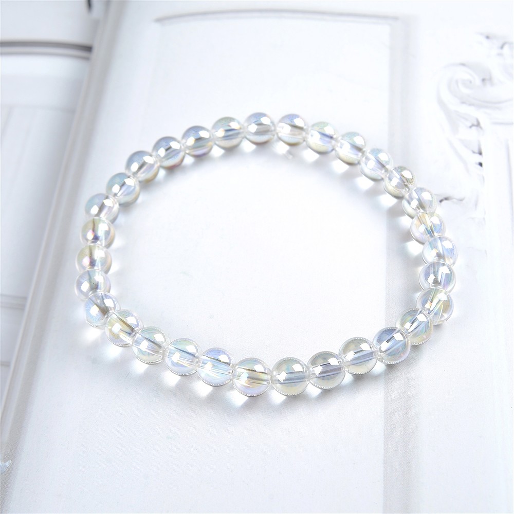 Bracelet, Angel Aura, 06mm, beads | wholesaler gems, healing stones & jewelry