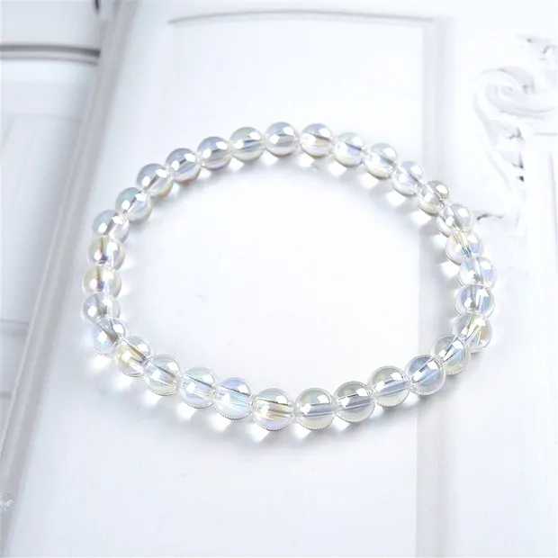 Armband, Angel Aura, 06mm, Kugeln | Großhändler Edelsteine, Heilsteine & Schmuck