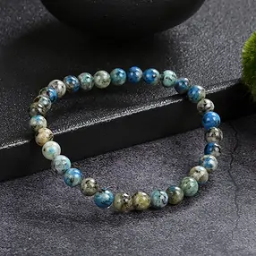 Armband, K2 (Azurit in Gneis), 6,0 - 6,5mm Kugeln | Marco Schreier