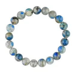 0650050111 Armband, K2 (Azurit in Gneis), 09 - 10mm Kugeln, 21cm | Marco Schreier