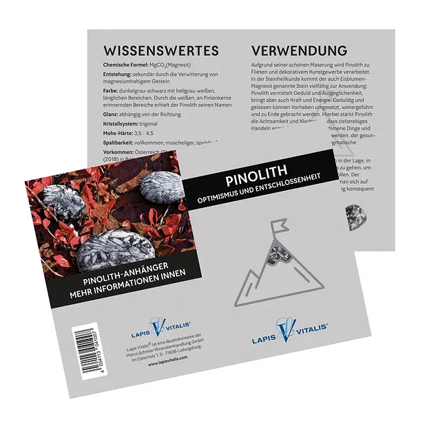 Anhänger Pinolith "Optimismus und Entschlossenheit" | Marco Schreier