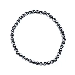 0652950104 Bracelet en perles rondes, silicium (synt.), boules de 04mm | Marco Schreier