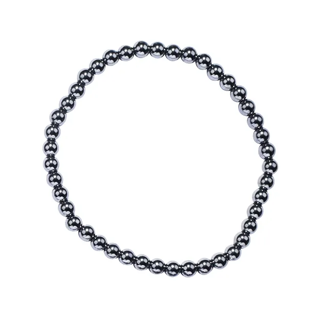 Pulsera, silicona (sint.), 04mm cuentas | Marco Schreier