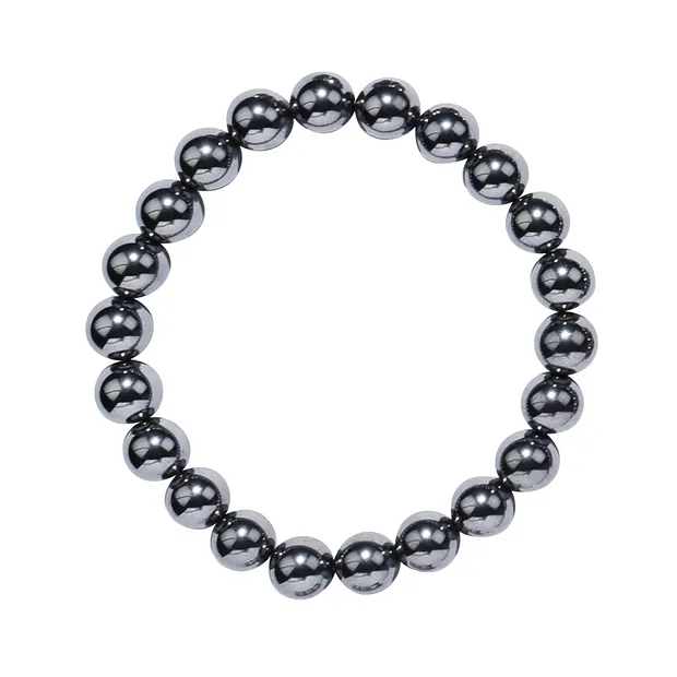 Bracelet, silicon (synt.), 08mm beads | wholesale gems, healing stones & jewelry