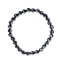 0652951061 Pulsera, silicona (sint.), cuentas 06mm, facetadas | Marco Schreier