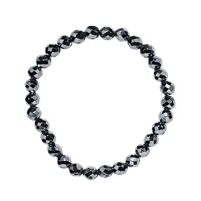 Armband, Silizium (synt.), 06mm Kugeln, facettiert | Marco Schreier
