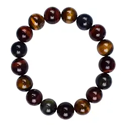 0653650026 Bracciale, Occhio di tigre (misto), perline da 12 mm | Marco Schreier