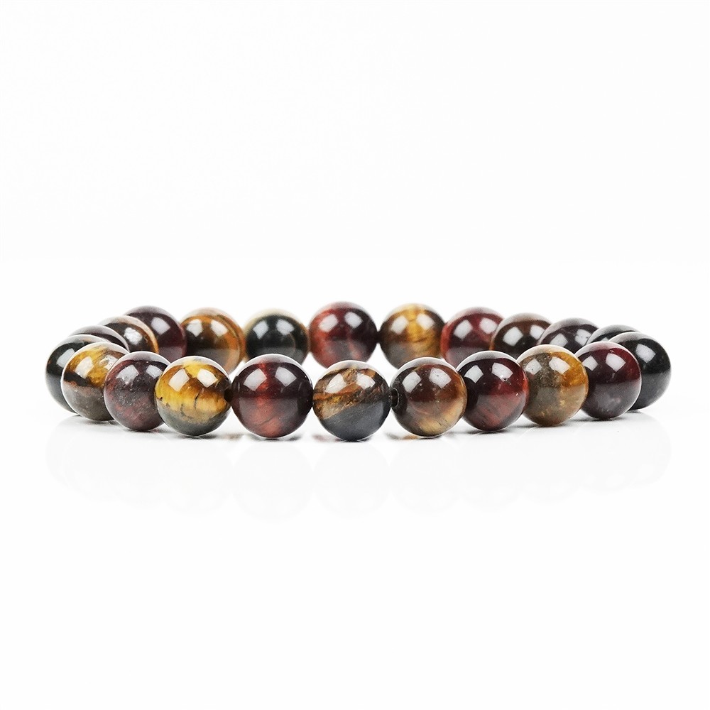 Bracelet, Oeil-de-tigre (mixte), 08mm perles rondes | Marco Schreier