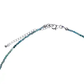 Kette Grandidierit, Kugeln (2,5mm), facettiert, rhodiniert | Marco Schreier