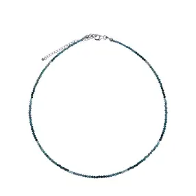 Kette Grandidierit, Kugeln (2,5mm), facettiert, rhodiniert | Marco Schreier