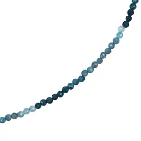 Kette Grandidierit, Kugeln (2mm), facettiert, rhodiniert | Marco Schreier