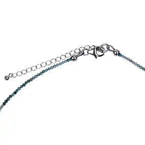 Kette Grandidierit, Kugeln (2mm), facettiert, rhodiniert | Marco Schreier