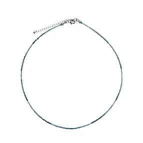 Kette Grandidierit, Kugeln (2mm), facettiert, rhodiniert | Marco Schreier