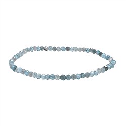 0656351031 Armband, Zirkon (blau, gebrannt), 03mm Kugeln, facettiert | Marco Schreier