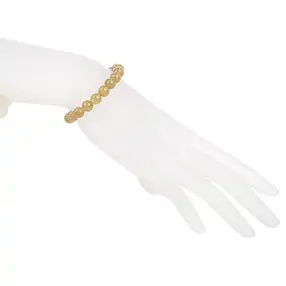 Bracciale, Apatite (giallo), perline da 08 mm | Marco Schreier