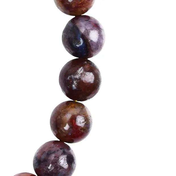 Bracciale in Pietersite oro, perline da 06 mm, catena di estensione, placcato oro | Marco Schreier