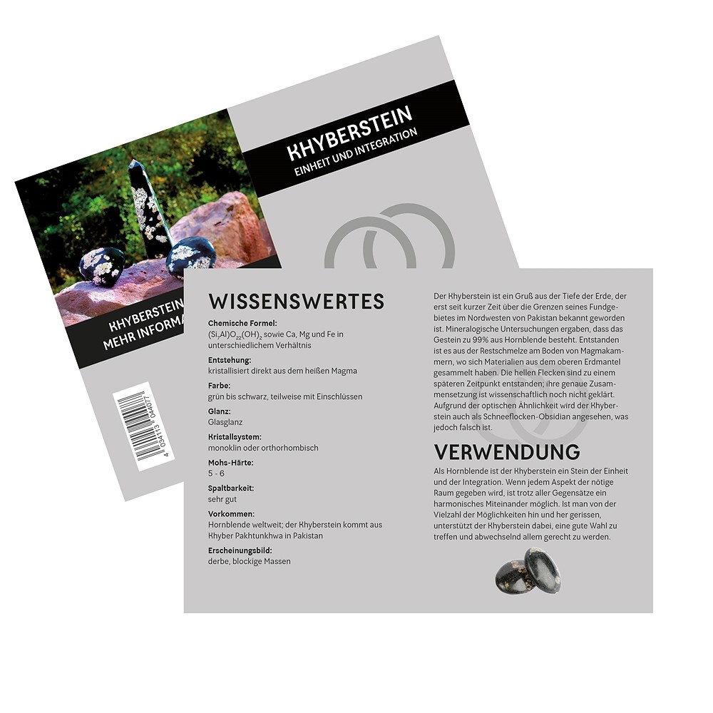 Colgante Piedra Khybertein "Unidad e integración" | Marco Schreier