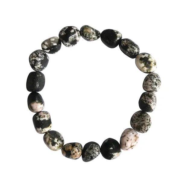 Bracelet, Khyberstone, 08-10mm nuggets | Schreier gems, healing stones & jewelry