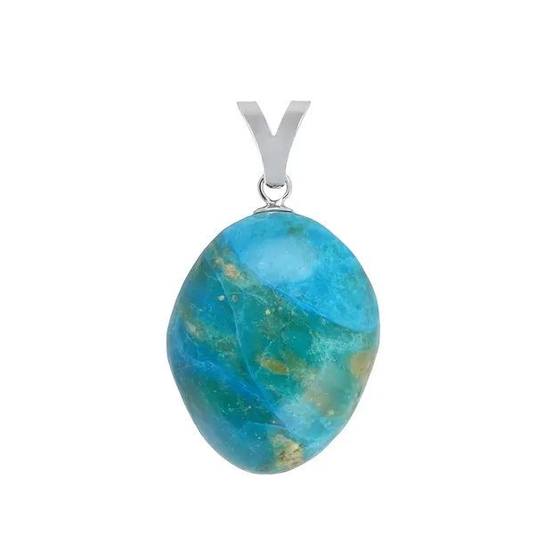 Pendant Atacama Opal, large Tumbled Stone, rhodiniert | Marco Schreier