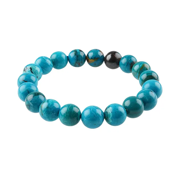Bracelet, Atacama Opal (extra), 10 - 11mm beads | gems, healing stones & jewelry