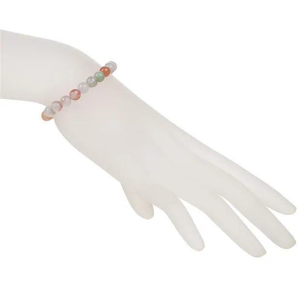Bracelet, Agate fleur de cerisier, 06mm perles rondes | Marco Schreier