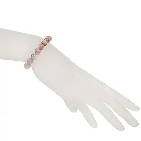 Bracelet, cherry blossom agate, 08mm beads | wholesaler gems & healing stones