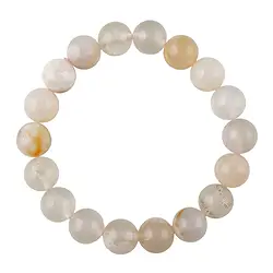 0660750110 Bracelet, cherry blossom agate, 10mm beads | wholesaler gems & healing stones