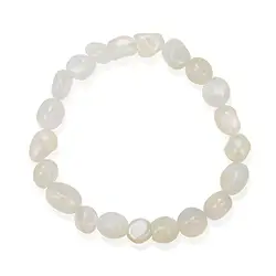 0661650079 Armband, Mondstein (weiß), 08 - 10mm Nuggets | Edelsteine, Heilsteine & Schmuck