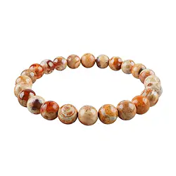 0662650108 Armband, Achat (Mongolei-Achat), 08mm Kugeln | Edelsteine, Heilsteine & Schmuck