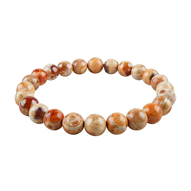 Armband, Achat (Mongolei), 08mm Kugeln | Edelsteine, Heilsteine & Schmuck-Handel