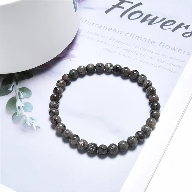 Bracelet, Yooperlith, 06mm boules rondes | Marco Schreier