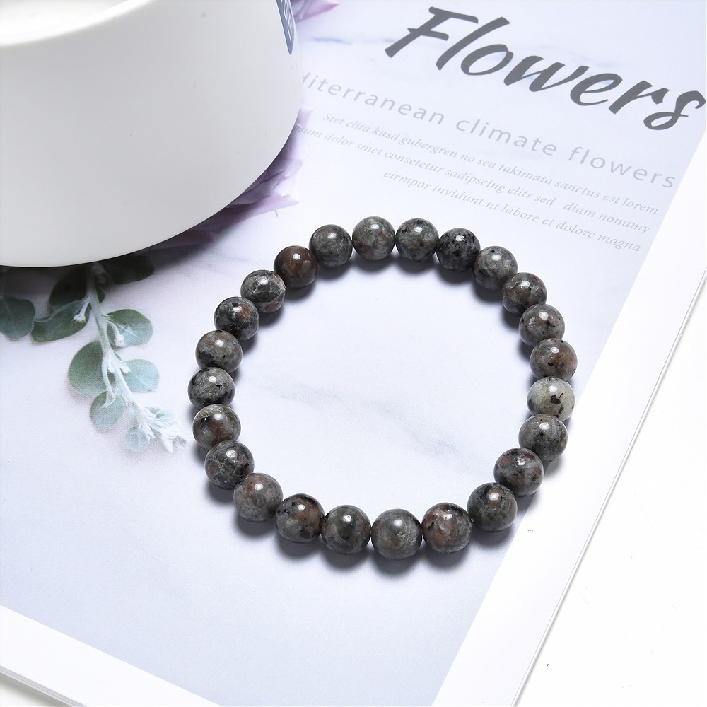 Bracciale, Yooperlith, perline da 08 mm | grossista gemme e pietre curative