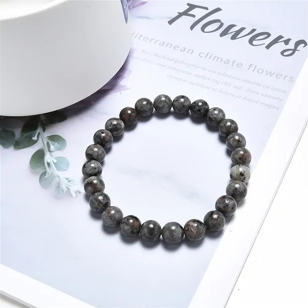 Bracelet, yooperlite, 08mm beads | wholesaler gems, healing stones & jewelry