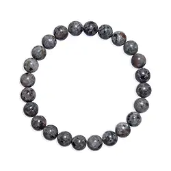 0664350108 Armband, Yooperlith, 08mm Kugeln | Großhändler Edelsteine, Heilsteine & Schmuck