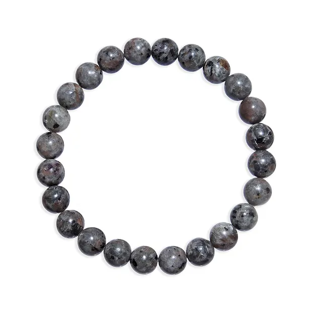 Bracelet, Yooperlith, 08mm perles rondes | Marco Schreier